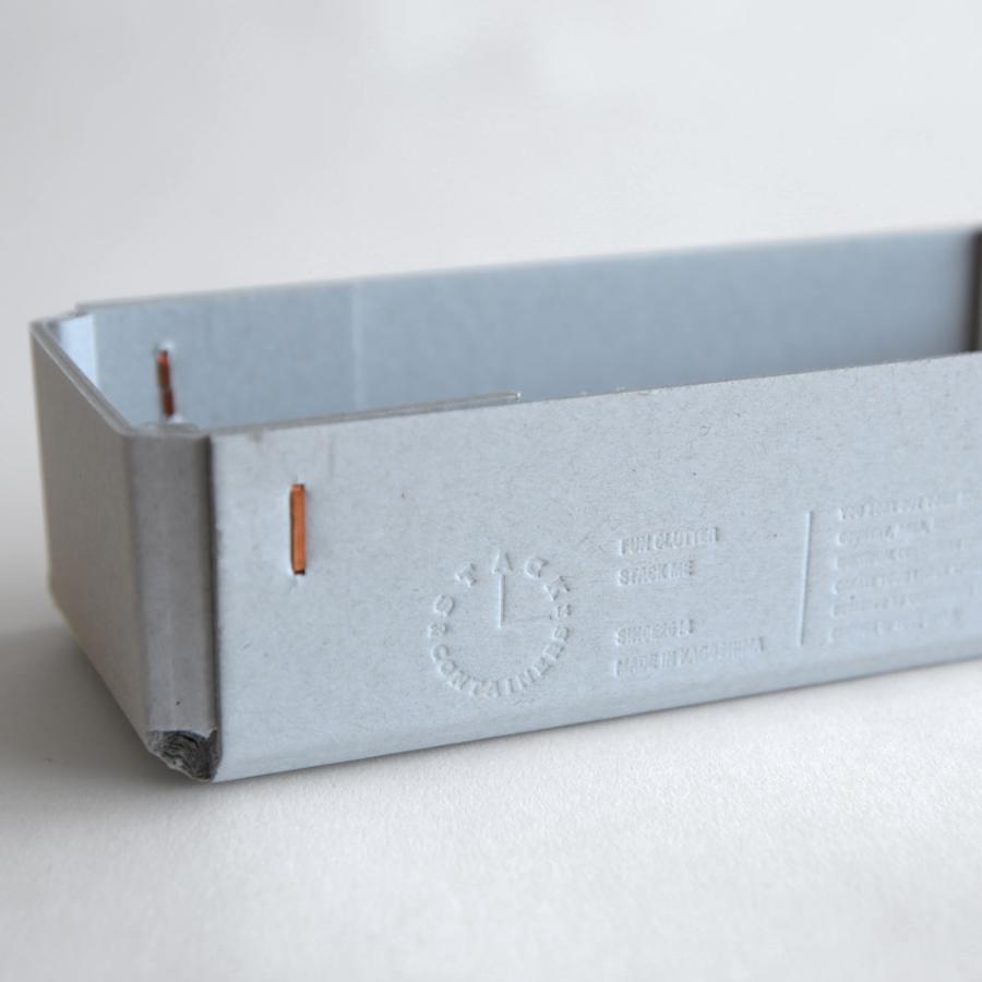 STACK CONTAINERS / No.01 PEN(Unpainted Gray) B.L.W 別注【無塗装/グレー/スタックコンテナーズ/ペーパーコンテナー/ペン/紙箱/ストレージ/小物いれ】[117306 |  | 03