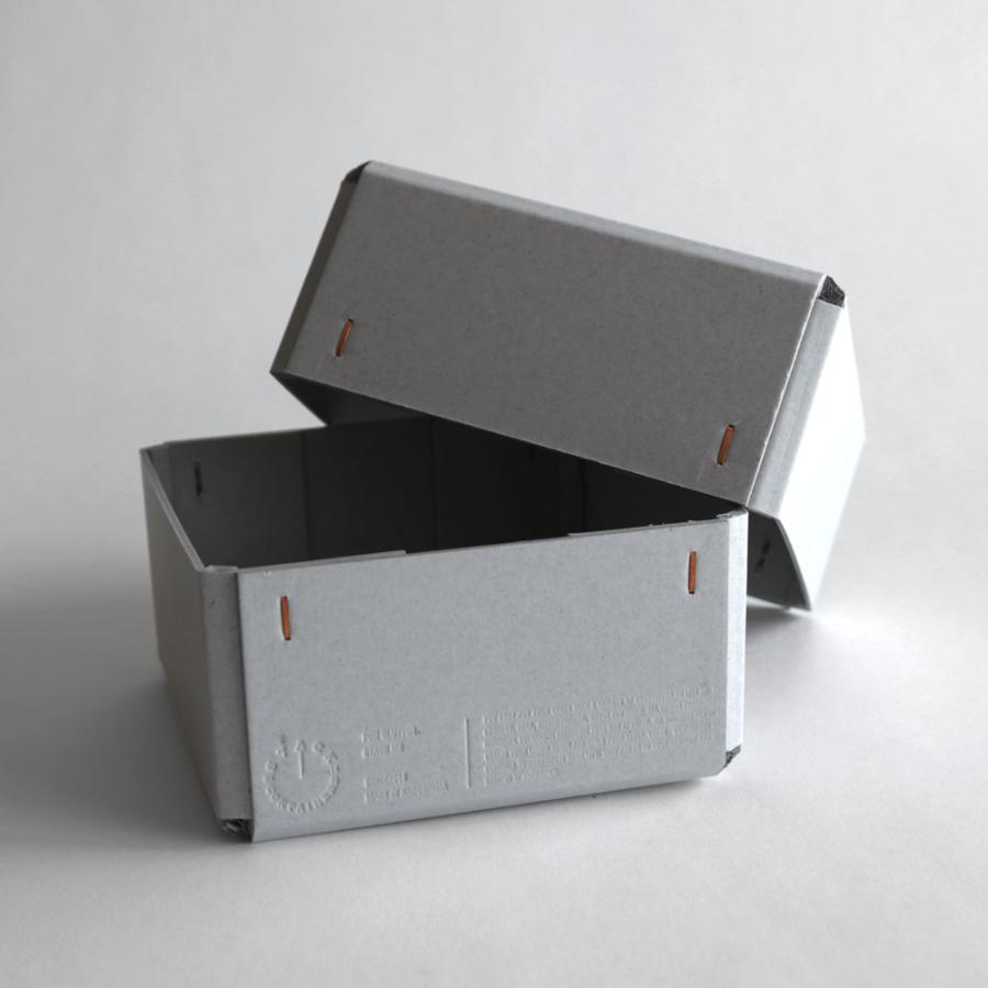 STACK CONTAINERS / No.06 SQUARE(Unpainted Gray) B.L.W 別注 | 無塗装/グレー/スタックコンテナーズ/紙箱/ストレージ/小物いれ | 117310 |  | 02
