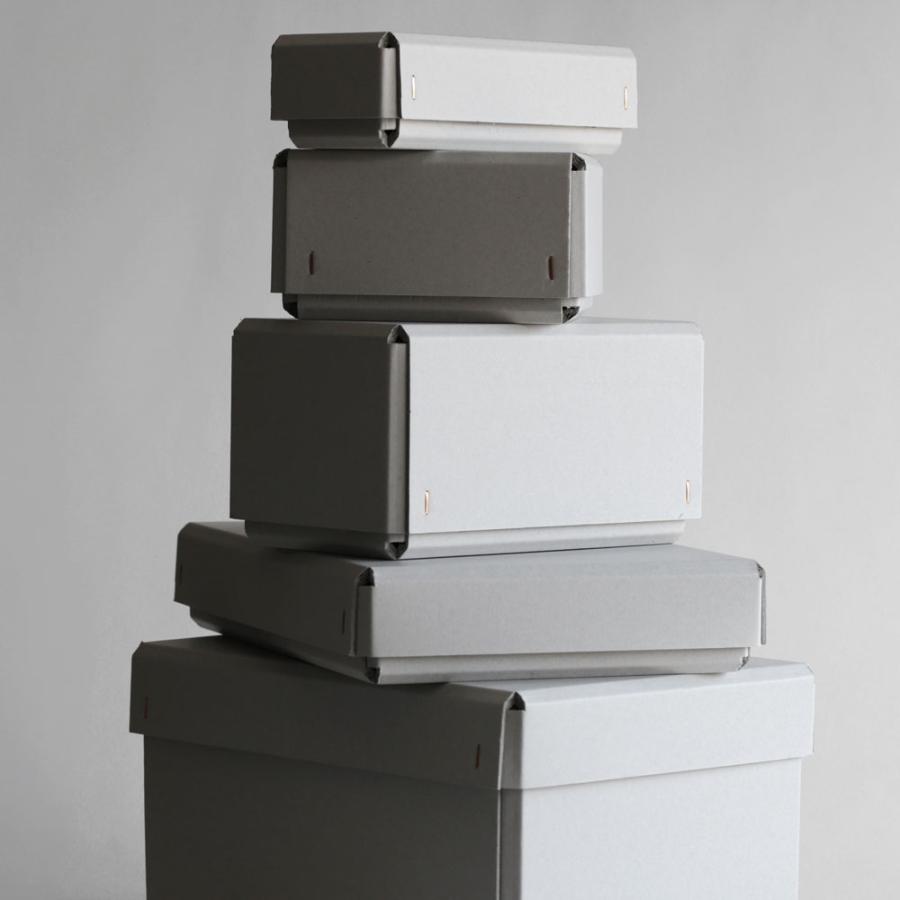 STACK CONTAINERS / No.06 SQUARE(Unpainted Gray) B.L.W 別注 | 無塗装/グレー/スタックコンテナーズ/紙箱/ストレージ/小物いれ | 117310 |  | 06