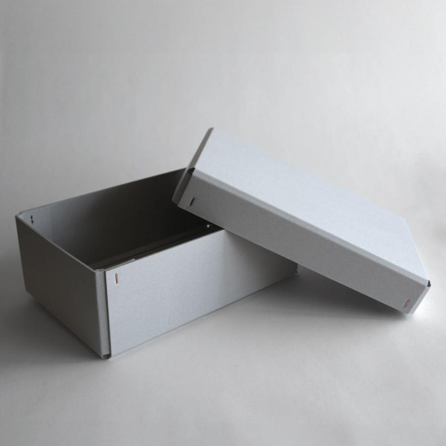 STACK CONTAINERS / SHOES 浅蓋(Unpainted Gray) B.L.W 別注 | 無塗装/グレー/スタックコンテナーズ/紙箱/ストレージ/小物いれ | 117312 |  | 02