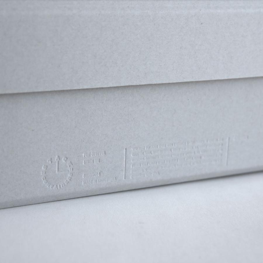STACK CONTAINERS / SHOES 浅蓋(Unpainted Gray) B.L.W 別注 | 無塗装/グレー/スタックコンテナーズ/紙箱/ストレージ/小物いれ | 117312 |  | 03