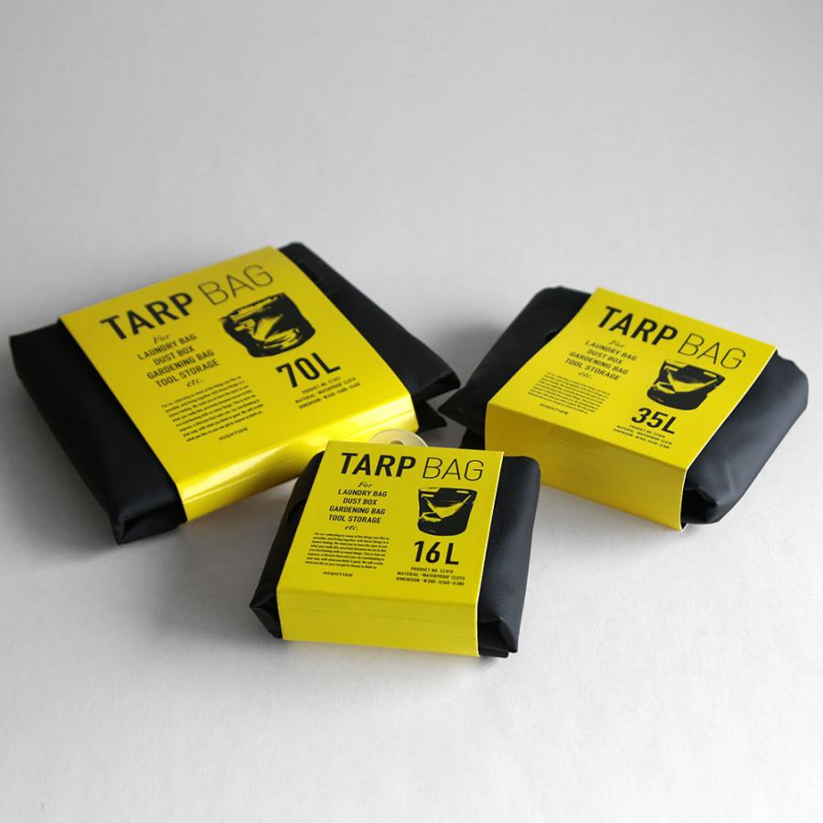 HIGHTIDE[ハイタイド] / TARP BAG ROUND M(CL)【35L/ハイタイド/タープバッグラウンド/バスケット/収納/クリア/半透明】[117488 |  | 04