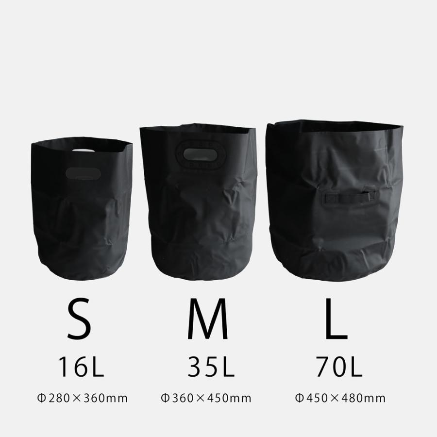 HIGHTIDE[ハイタイド] / TARP BAG ROUND L(CL)【70L/ハイタイド/タープバッグラウンド/バスケット/収納/クリア/半透明】[117489 | HIGHTIDE | 02