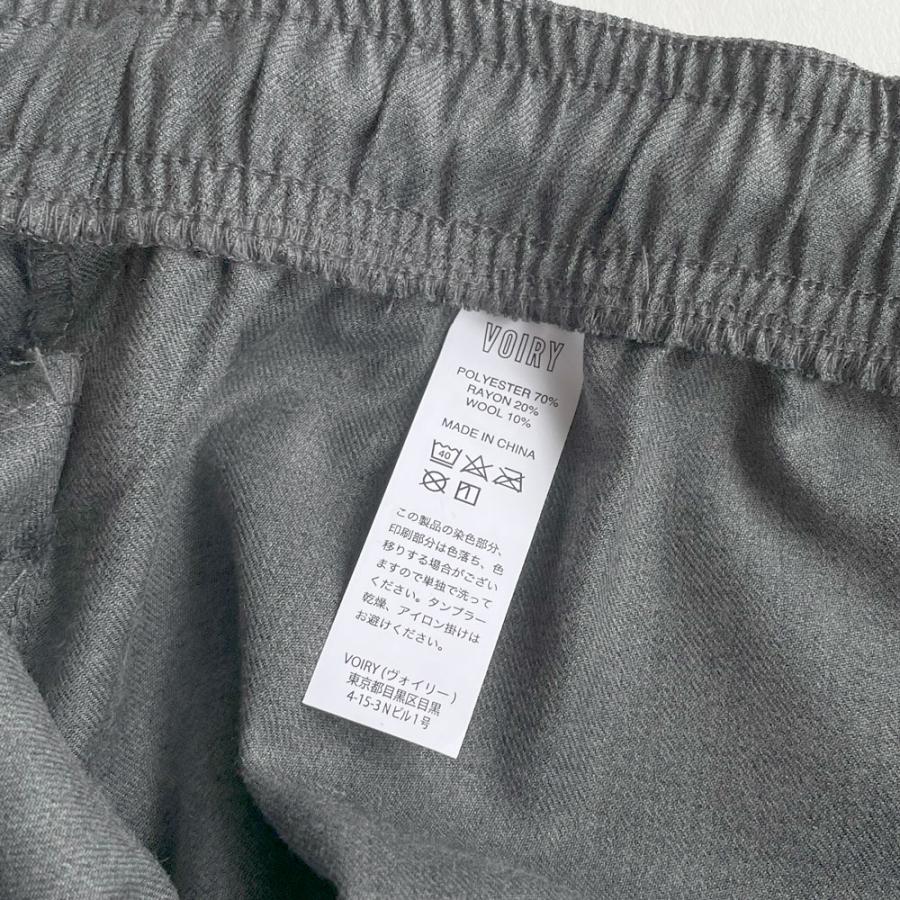 VOIRY / SUNDAY PANTS-LUX(MIX GRAY) | ヴォイリー/サンデーパンツ/ワイドパンツ/イージーパンツ/ワンマイルウェア/ミックスグレー | 117499 |  | 05