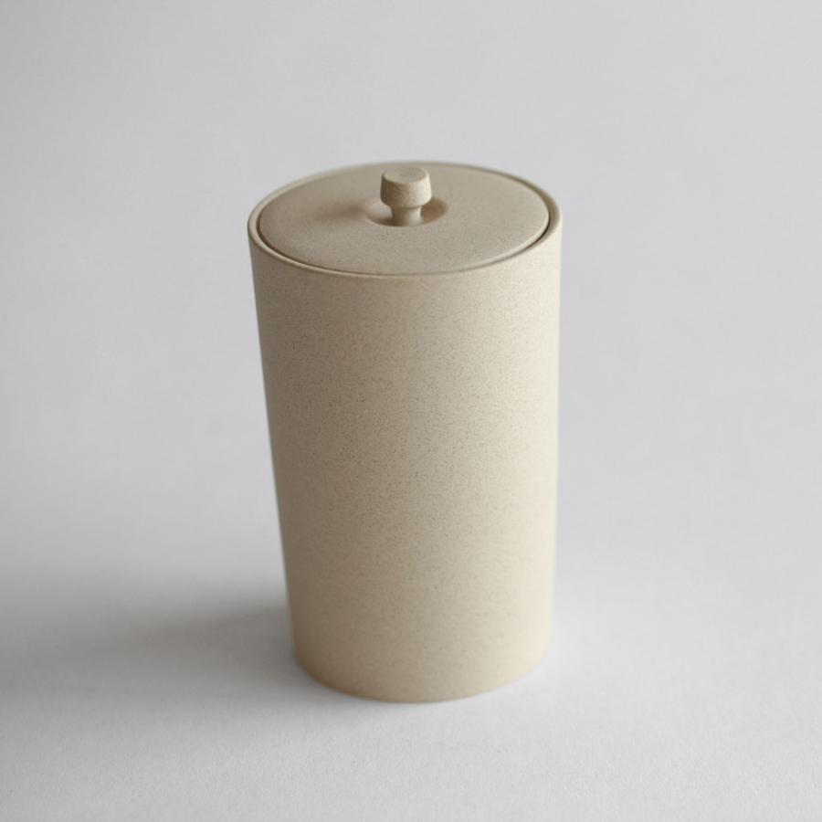 JINSUI / IROIRO 08(White) | 茶缶/茶筒/常滑焼き/日本六古窯/イロイロ/人水/ギフト | 118016 |  | 01