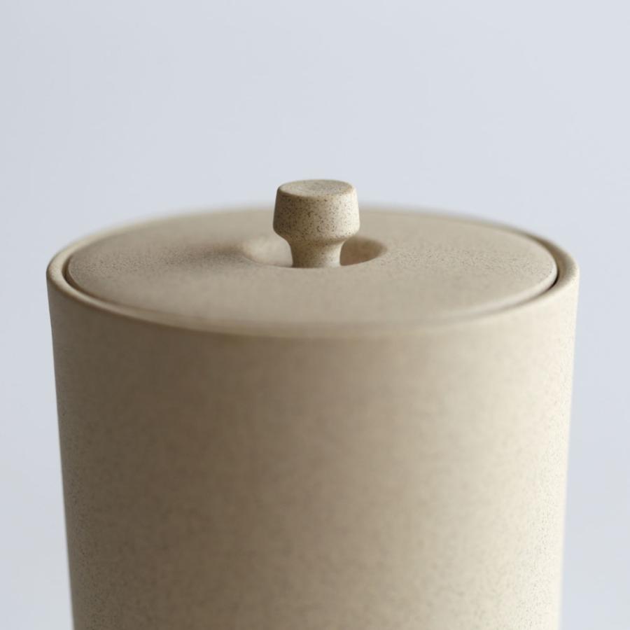 JINSUI / IROIRO 08(White) | 茶缶/茶筒/常滑焼き/日本六古窯/イロイロ/人水/ギフト | 118016 |  | 02