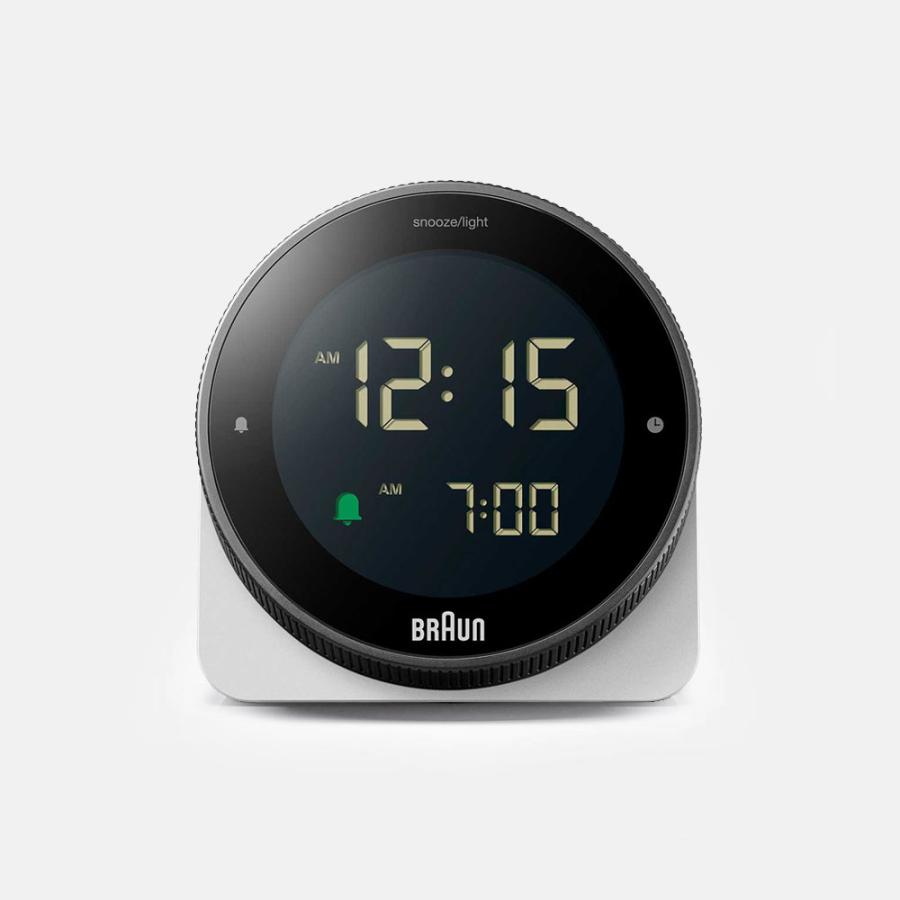 BRAUN / Degital Clock BC24W | ブラウン/アラームクロック/置き時計/目覚まし時計/ディーターラムス | 117752 | 