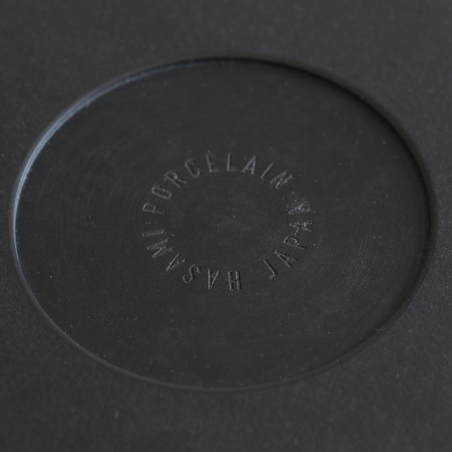 HASAMI PORCELAIN[ハサミポーセリン] / THE GREY COLLECTION HRS122 / Richlite Tray 85×12mm (Black) | リッチライトトレイ グレーコレクション | 117803 |  | 03