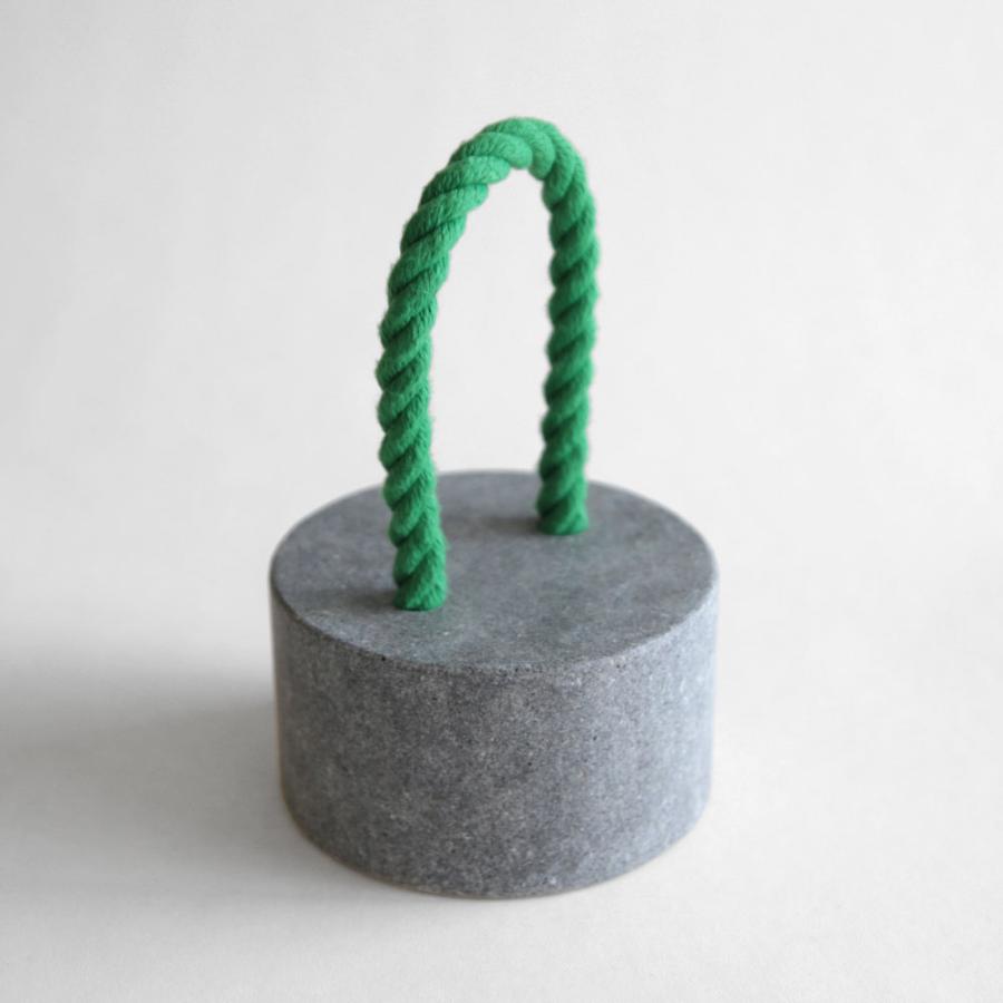 AJI PROJECT[アジプロジェクト] / FUJ #1 (Doorstopper)(Green) | ソリッド/ドアストッパー/庵治石/自然石/藤城 成貴/Shigeki Fujishiro/グリーン | 117929 |  | 01