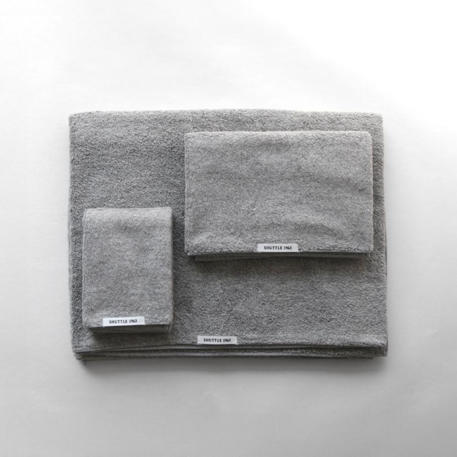 WATANABE PILE / SHUTTLE1963 ウォッシュタオル(Gray) | メール便可 1点まで | 渡辺パイル/wash towel/シャトル1963/グレー/今治タオル/imabari | 117944 |  | 06