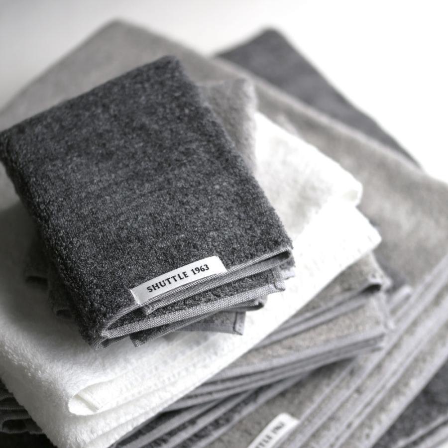 WATANABE PILE / SHUTTLE1963 ウォッシュタオル(Gray) | メール便可 1点まで | 渡辺パイル/wash towel/シャトル1963/グレー/今治タオル/imabari | 117944 |  | 08