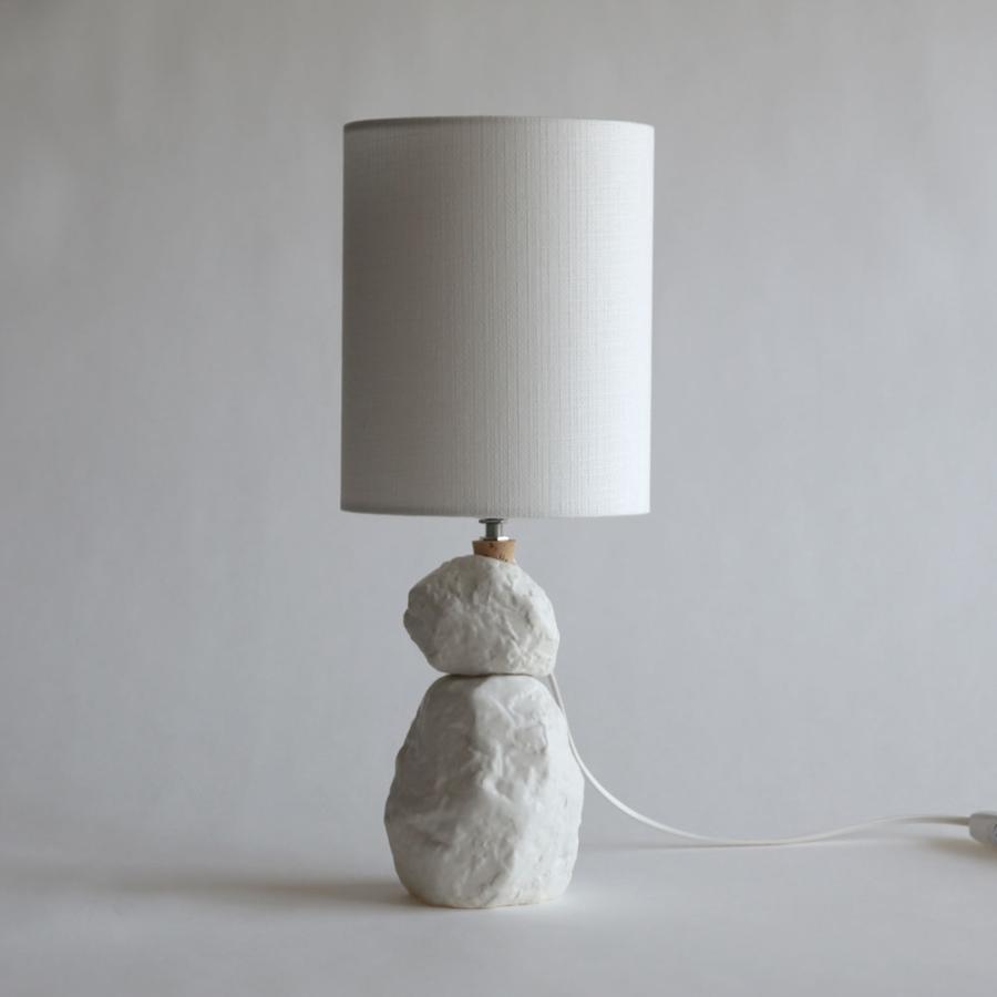 3RD CERAMICS[サードセラミックス] / 土のテーブルランプ 2段 | table lamp/照明/テーブルライト/美濃焼 | 117958 |  | 01