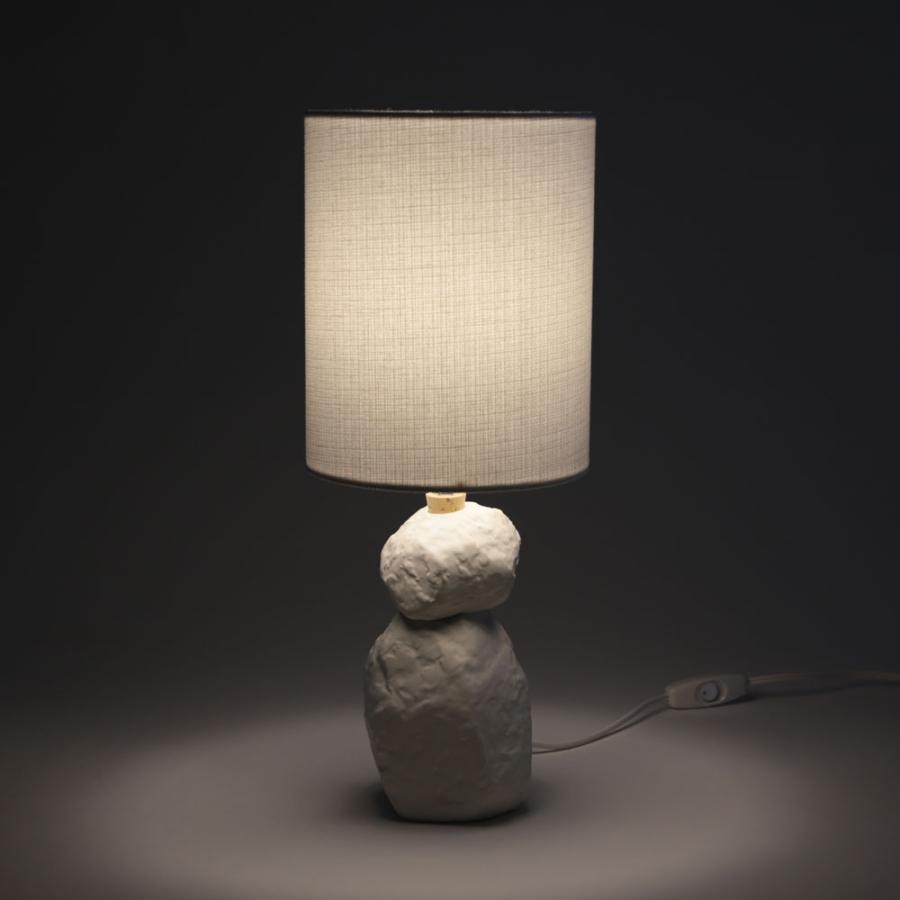 3RD CERAMICS[サードセラミックス] / 土のテーブルランプ 2段 | table lamp/照明/テーブルライト/美濃焼 | 117958 |  | 02
