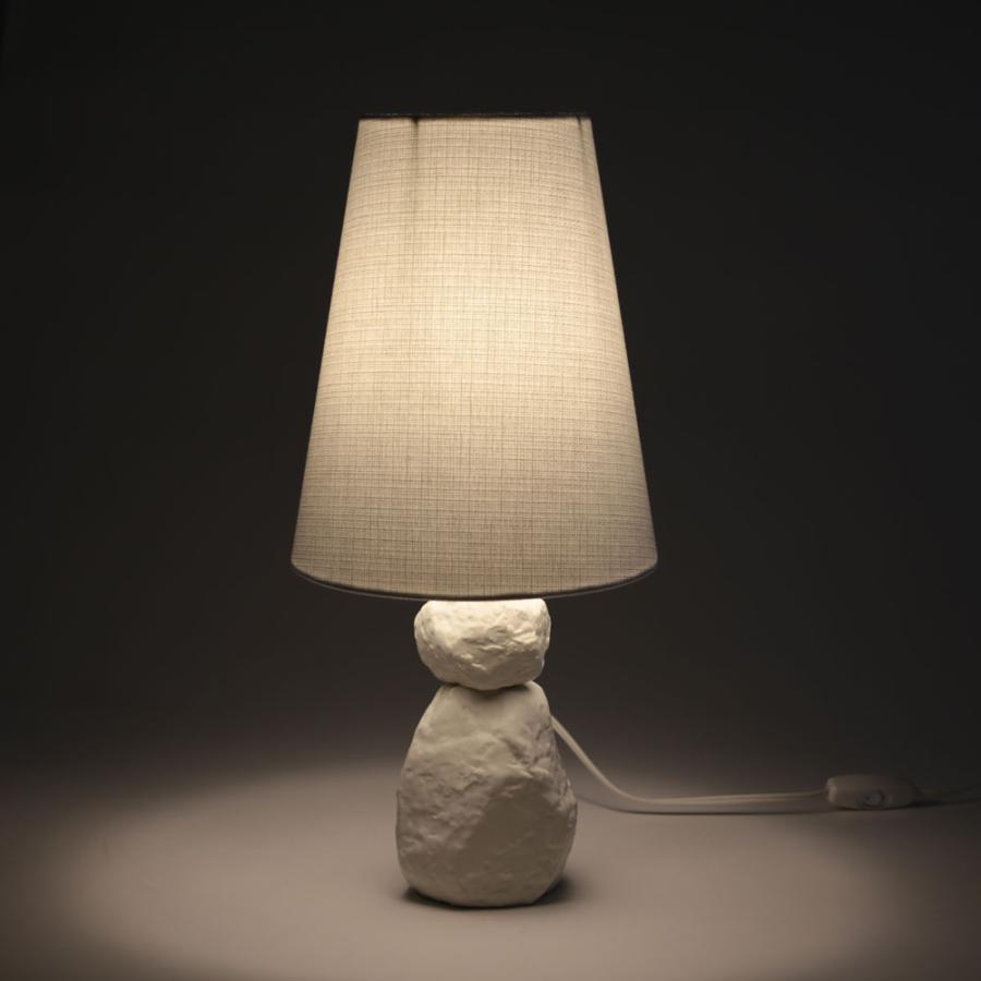 3RD CERAMICS[サードセラミックス] / 土のテーブルランプ 2段 | table lamp/照明/テーブルライト/美濃焼 | 117958 |  | 04