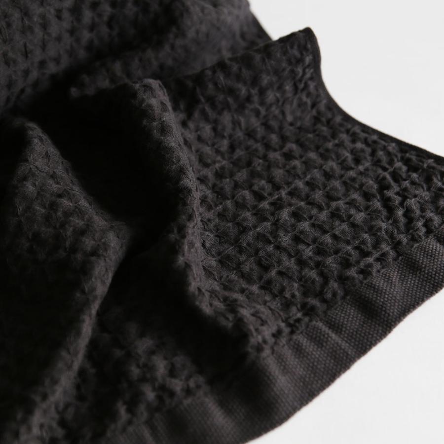 kontex / HEATHER WAFFLE size:S(Charcoal Gray) | メール便可 2点まで | コンテックス/ヘザーワッフル/チャコールグレー/墨黒/今治タオル/imabari | 117963 |  | 03