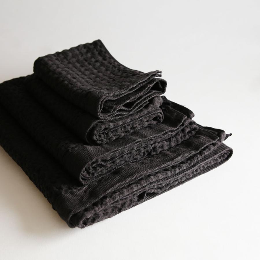 kontex / HEATHER WAFFLE size:S(Charcoal Gray) | メール便可 2点まで | コンテックス/ヘザーワッフル/チャコールグレー/墨黒/今治タオル/imabari | 117963 |  | 04