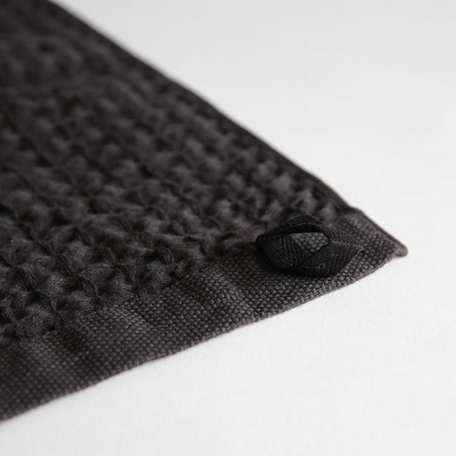 kontex / HEATHER WAFFLE size:S(Charcoal Gray) | メール便可 2点まで | コンテックス/ヘザーワッフル/チャコールグレー/墨黒/今治タオル/imabari | 117963 |  | 05