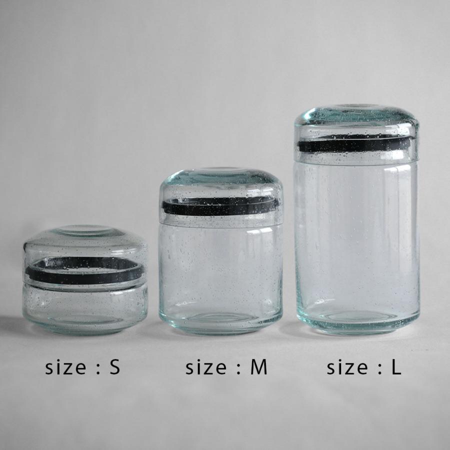 SERAX[セラックス] / Jar With Lid Pure size:L | ガラスジャー 保存瓶 キャニスター キッチン用品 気泡 シンプル ギフト | 118166 |  | 08