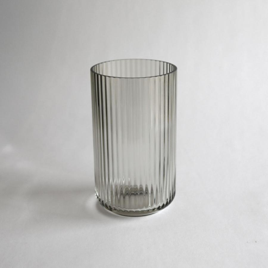 Lyngby Porcelain リュンビューポーセリン / Vase Glass 25cm(Smoke)｜ガラスベース 花瓶 北欧 フラワーベース スモーク シンプル ギフト｜119006 |  | 02