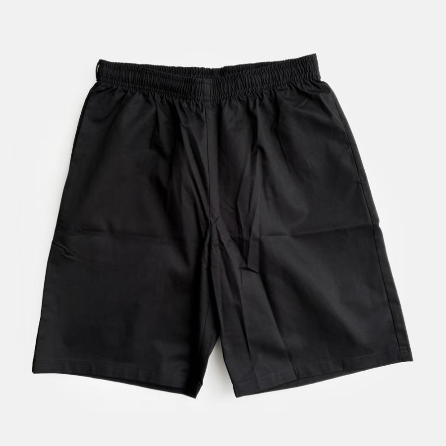 VOIRY ヴォイリー / D.P BASIC SHORTS-24A(BLACK)｜DP10246819-1 DPベーシックショーツ ワイド イージーパンツ ワンマイルウェア コットン ブラック｜118218 |  | 01
