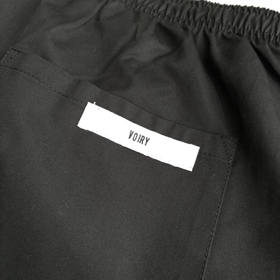 VOIRY ヴォイリー / D.P BASIC SHORTS-24A(BLACK)｜DP10246819-1 DPベーシックショーツ ワイド イージーパンツ ワンマイルウェア コットン ブラック｜118218 |  | 03