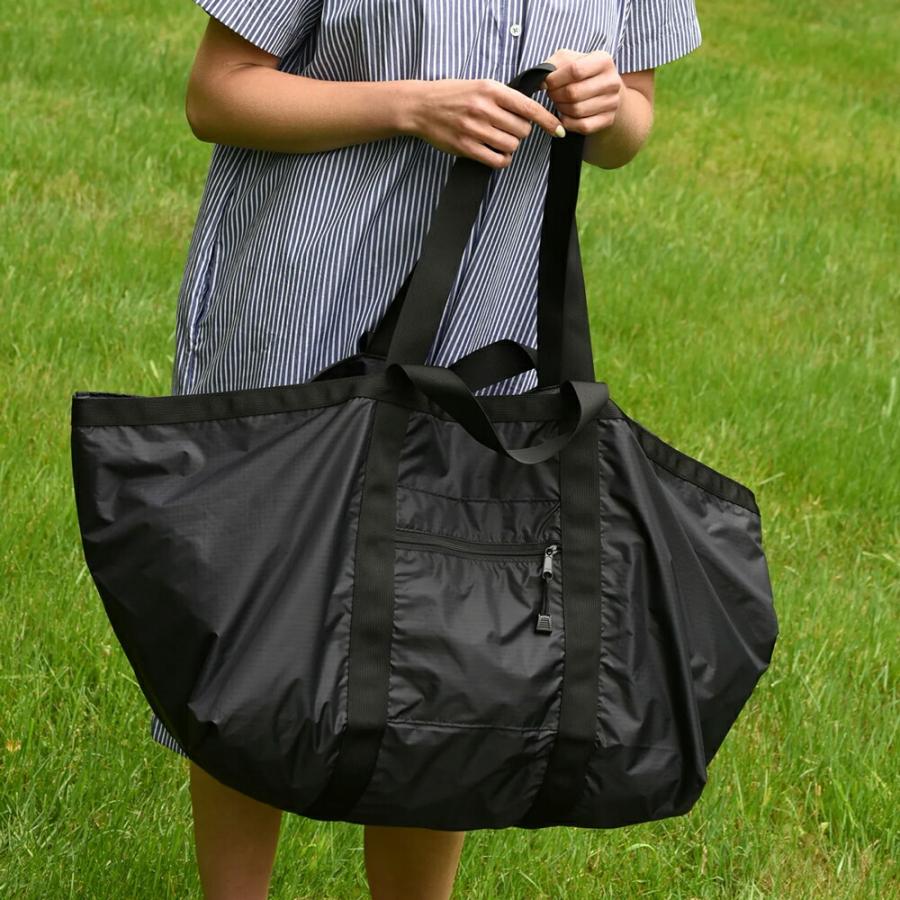 ブラック ナイロン トートバッグ 8.6.4 / Nylon Weekender(Black/Black)｜ナイロンバッグ