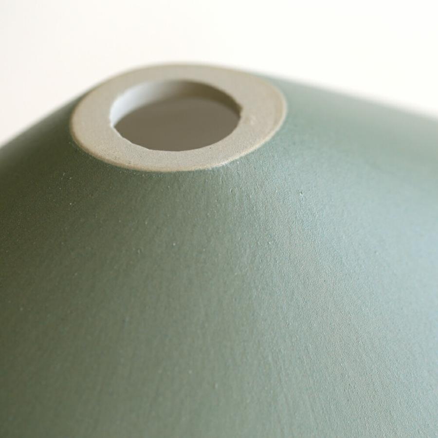3RD CERAMICS サードセラミックス / ランプシェード 緑｜照明 ペンダントライト 美濃焼 セラミック ライトシェード 作家もの インテリア モダン｜118705 |  | 01