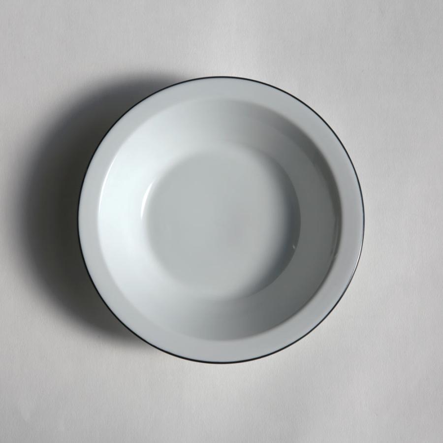 Cords コーズ / リムボウル 200mm ブラック｜Rim Bowl スープボウル サラダ Black 山野陽子 波佐見焼 食器 電子レンジ 食洗機対応 ギフト プレゼント｜118765 |  | 01