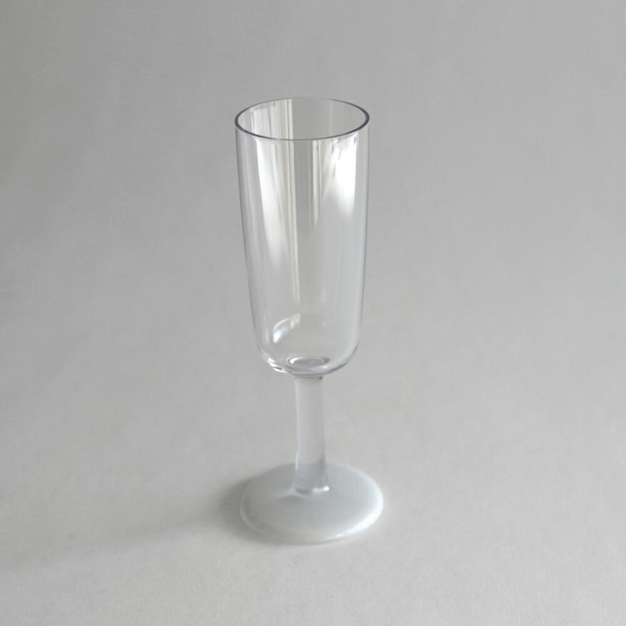 Palm Products / Marc Newson Champagne Glass(White)｜ホワイト マークニューソン トライタン シャンパングラス パームプロダクツ 樹脂製｜119162 |  | 01