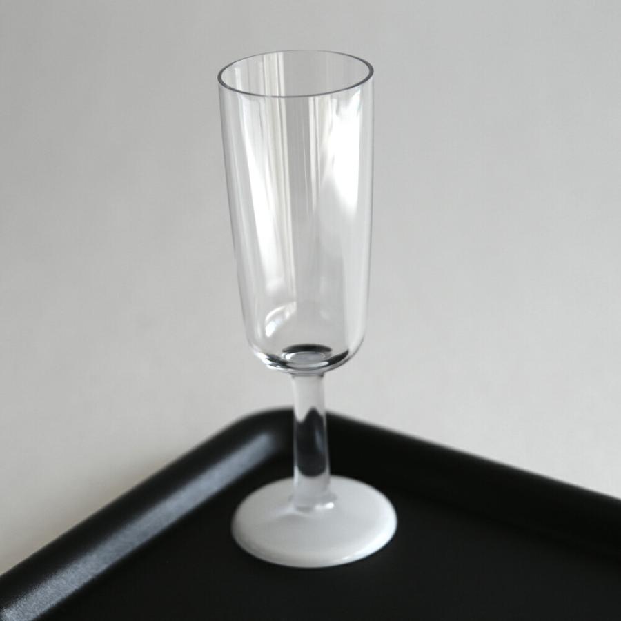 Palm Products / Marc Newson Champagne Glass(White)｜ホワイト マークニューソン トライタン シャンパングラス パームプロダクツ 樹脂製｜119162 |  | 04
