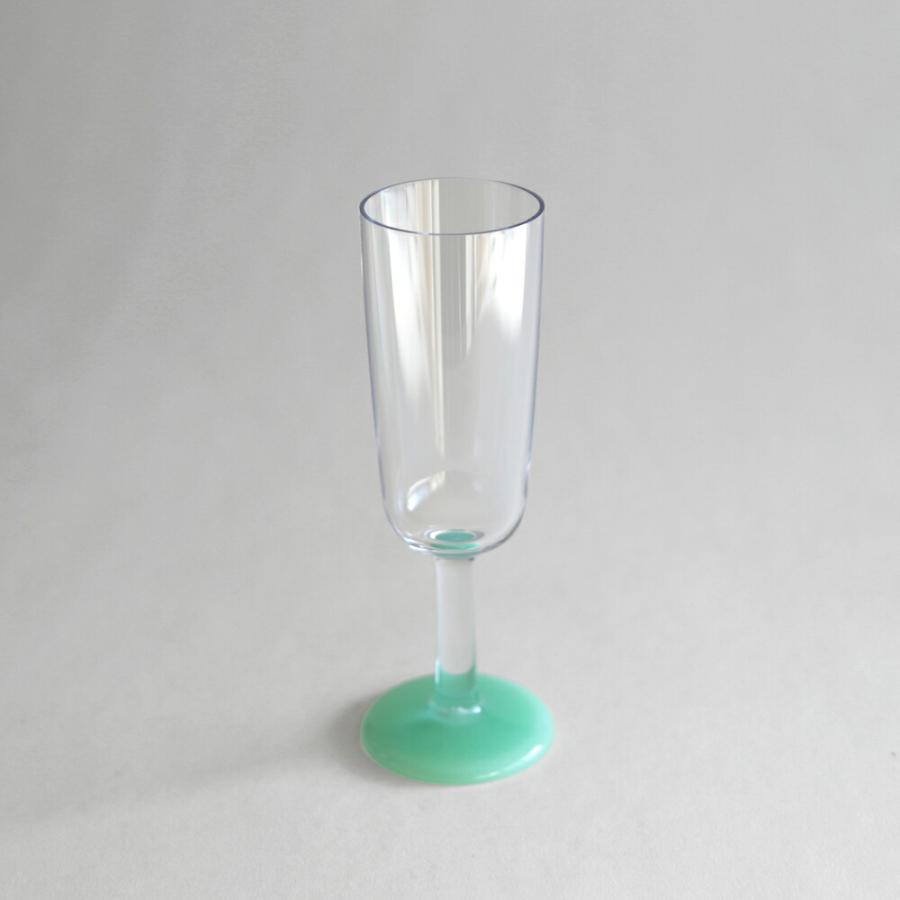 Palm Products / Marc Newson Champagne Glass(Green(蓄光))｜蓄光グリーン マークニューソン トライタン シャンパングラス パームプロダクツ 樹脂製｜119166 |  | 01