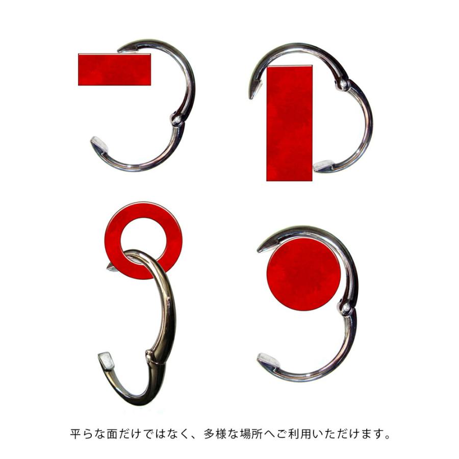 Clipa / クリッパ (つやなしブラックシルバー)｜メール便可4点まで｜1275 Matte Hematite バッグハンガー 軽量 コンパクト｜118792 |  | 07