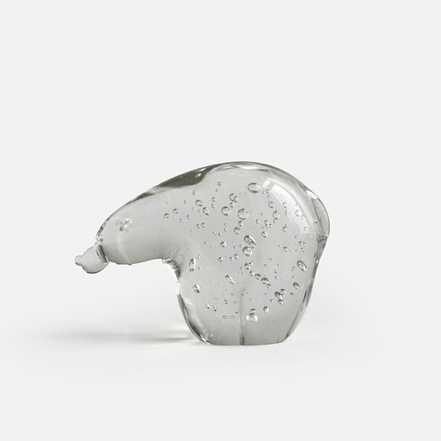 HERE by DETAIL / Glass Objet Polar Bear Small｜ヒアバイディテール グラスオブジェ ポーラーベア スモール ガラス 熊｜119027 | 