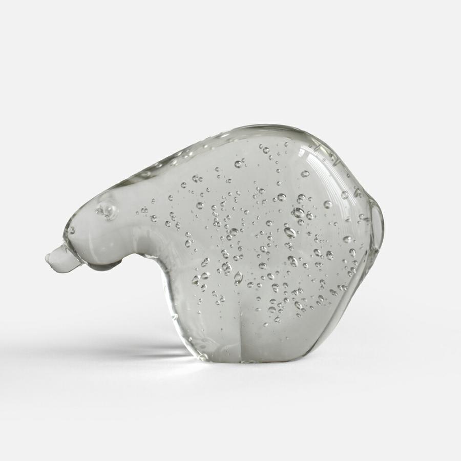 HERE by DETAIL / Glass Objet Polar Bear Large｜ヒアバイディテール グラスオブジェ ポーラーベア ラージ ガラス 熊｜119028 | 