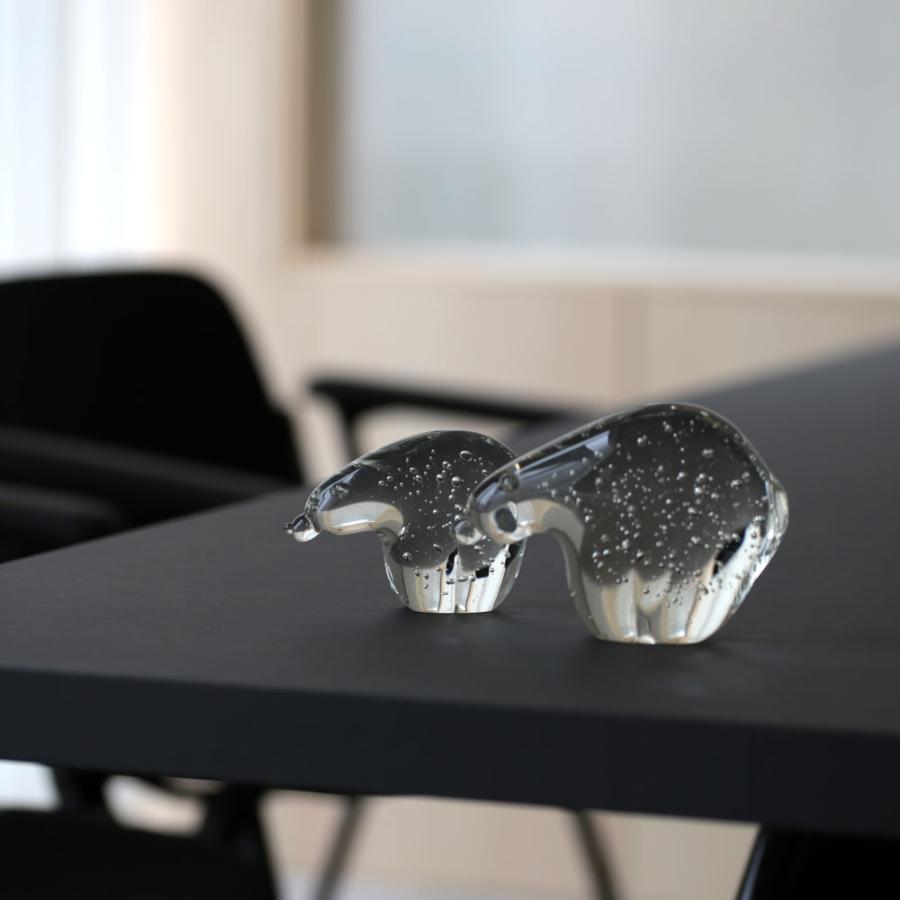 HERE by DETAIL / Glass Objet Polar Bear Large｜ヒアバイディテール グラスオブジェ ポーラーベア ラージ ガラス 熊｜119028 |  | 06