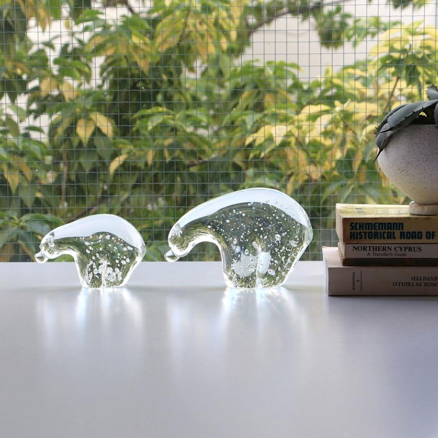 HERE by DETAIL / Glass Objet Polar Bear Large｜ヒアバイディテール グラスオブジェ ポーラーベア ラージ ガラス 熊｜119028 |  | 07