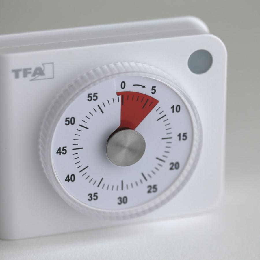 TFA DOSTMANN ティーエフエー ドストマン / Electronic Timer 38.2058.02｜エレクトロニックタイマー 電池式 TFAデザイン ホワイト キッチン用品｜119048 |  | 02