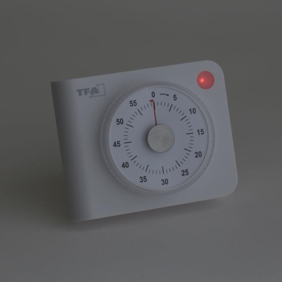 TFA DOSTMANN ティーエフエー ドストマン / Electronic Timer 38.2058.02｜エレクトロニックタイマー 電池式 TFAデザイン ホワイト キッチン用品｜119048 |  | 07