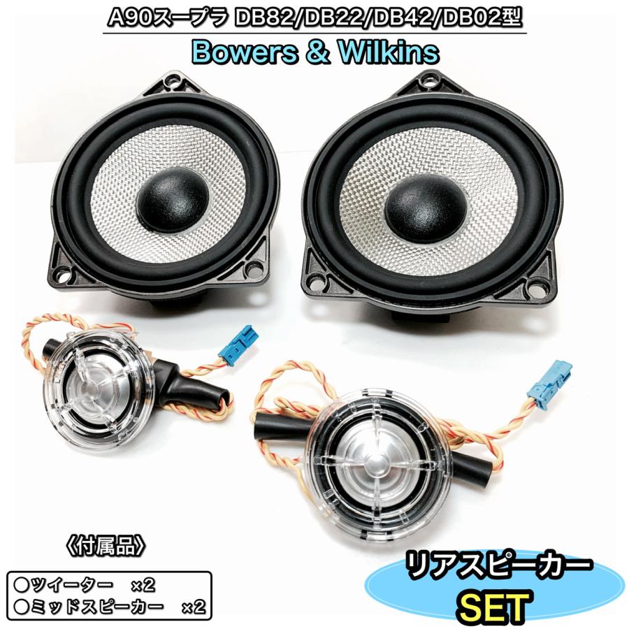 トヨタ・スープラ A90 DB82/DB22/DB42/DB02型 B&Wリアスピーカー トヨタ・スープラ A90 DB82/DB22/DB42/DB02型 B&Wリアスピーカー