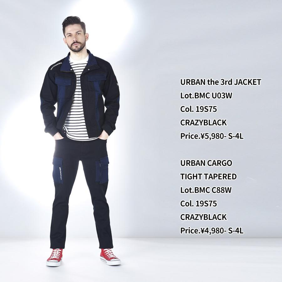 セール デニムジャケット メンズ ワークジャケットbmc アーバン The 3rd ジャケット ストレッチ 綿混チノ クレイジーグリーン ブラック S 4l Bmc U 19s Cr Set Bmc Blue Monster Shop 通販 Yahoo ショッピング