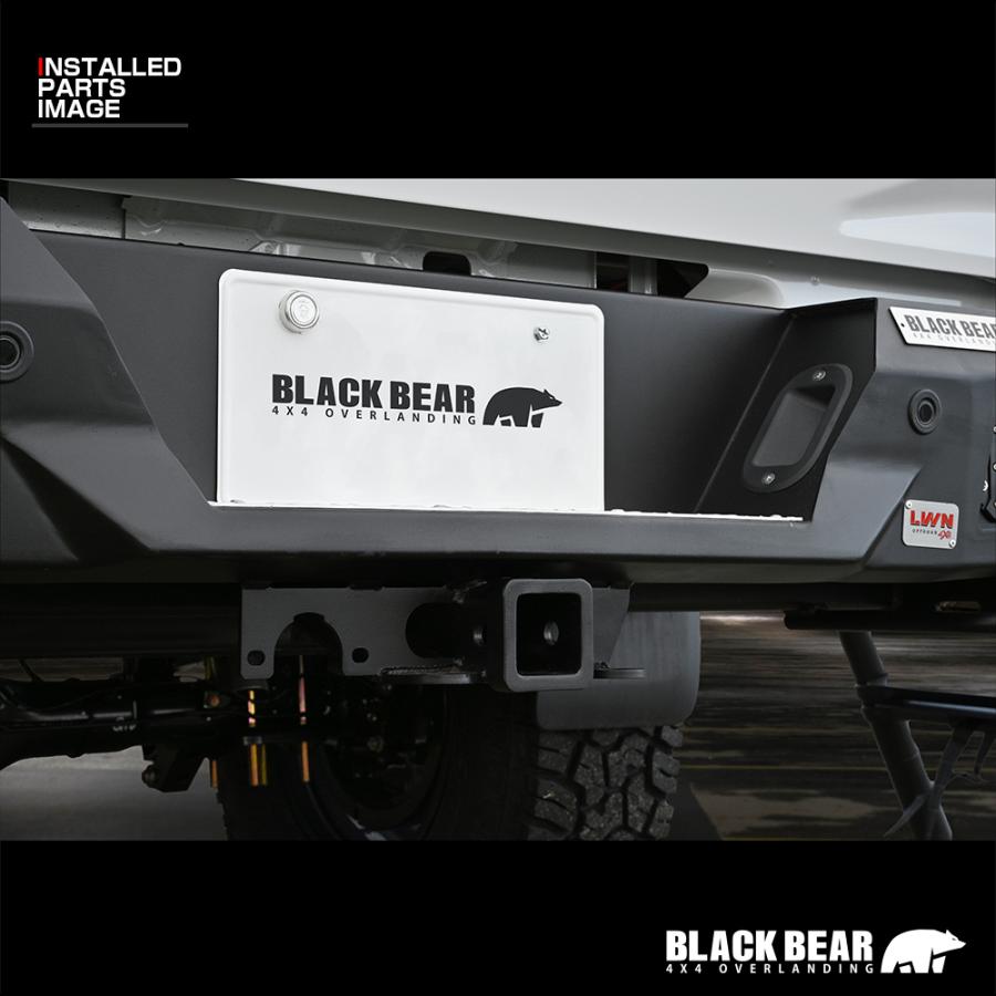 トライトン LC2T 2024(R6).2- BLACK BEAR4x4 リアバンパー 高強度
