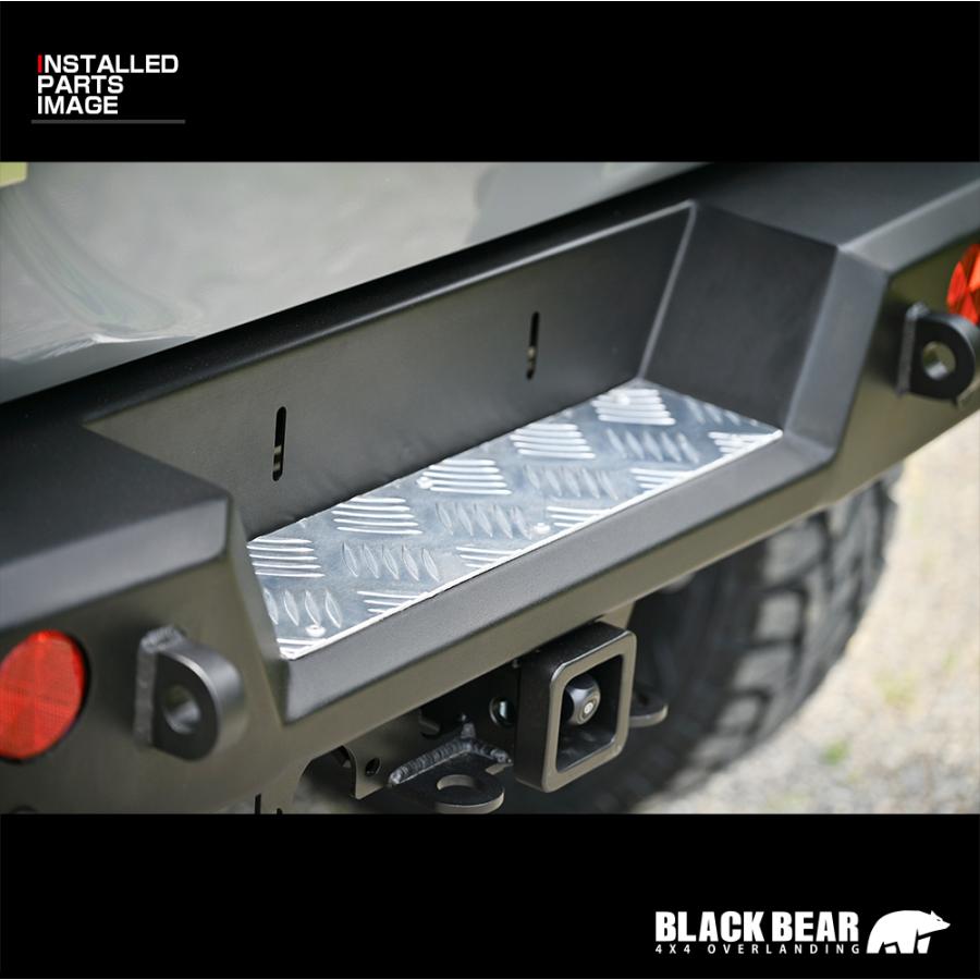 ジムニーノマド JC74 新車外しリアバンパー ジムニーシエラ JB74 ノマド JC74 リアバンパー BLACK BEAR4x4