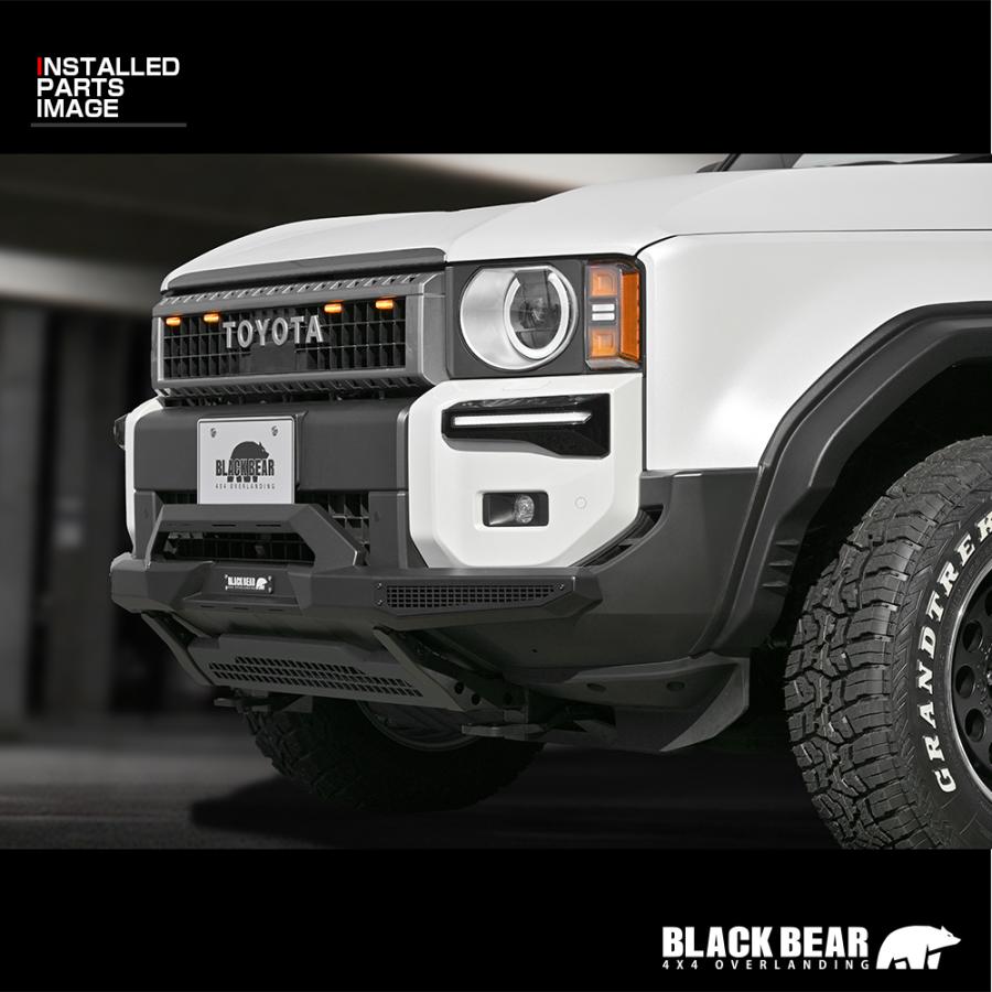 ランドクルーザー 250 2024(R6).4〜 フロントバンパーガード BLACK