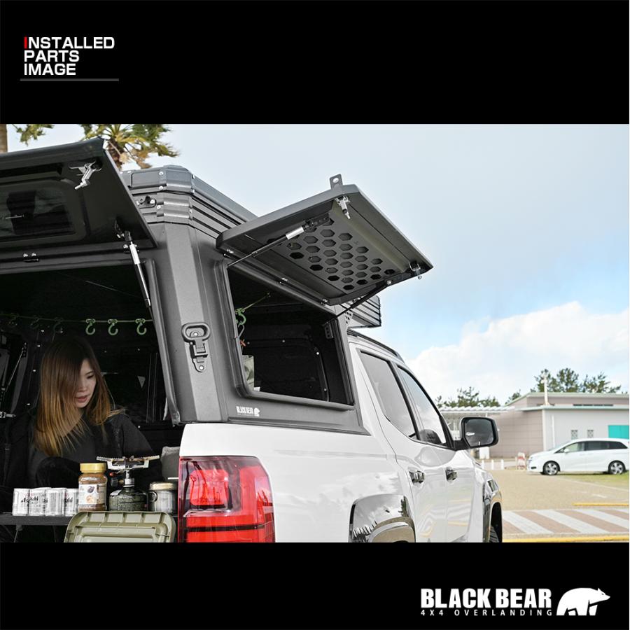 トライトン LC2T ピークネストキャノピー 車中泊 ルーフテント BLACK
