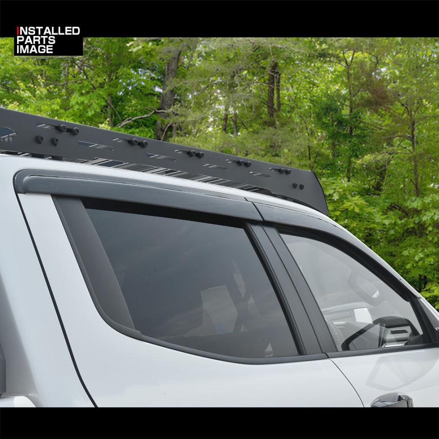 トライトン LC2T ドアバイザー 雨よけ 両面テープ フロント リア 4枚