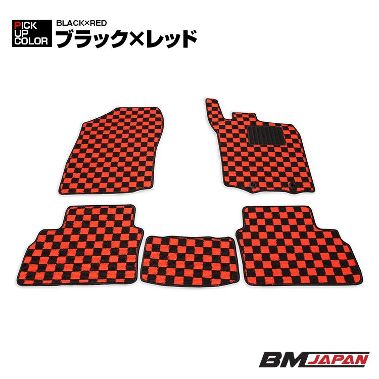 ライズ ロッキー A200系 2019(R1).11 - フロアマット 車 1〜2列目セット カーマット ブラック グレー レッド ブルー チェック カスタム カーパーツ 車用品 内装｜bmjapan｜19