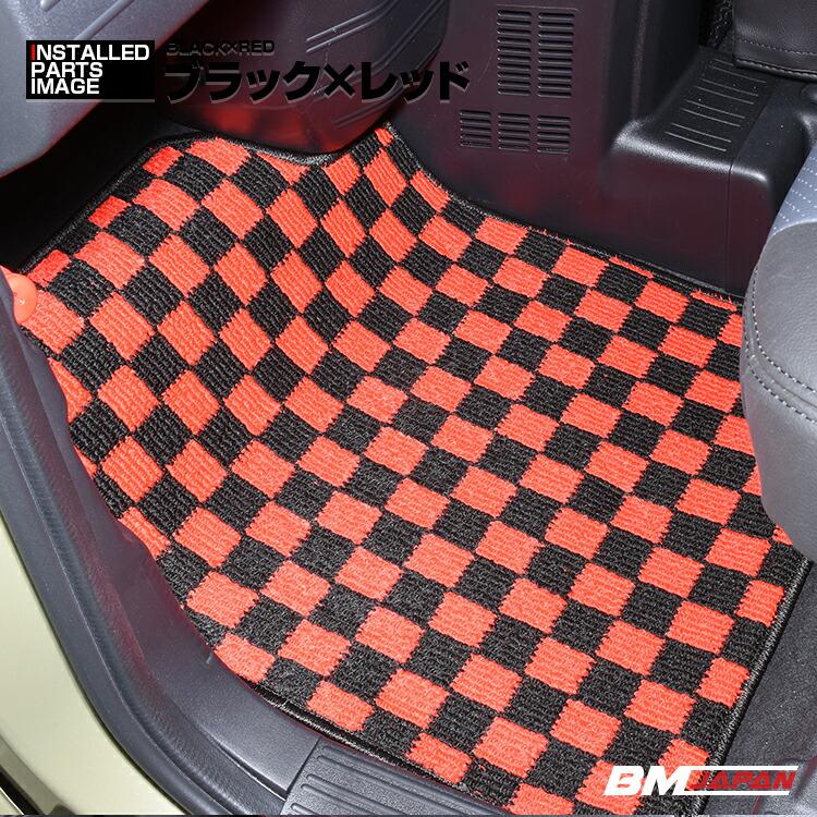 N-VAN JJ1/2 フロアマット 1〜2列目 ラゲッジセット 1台分 ブラック