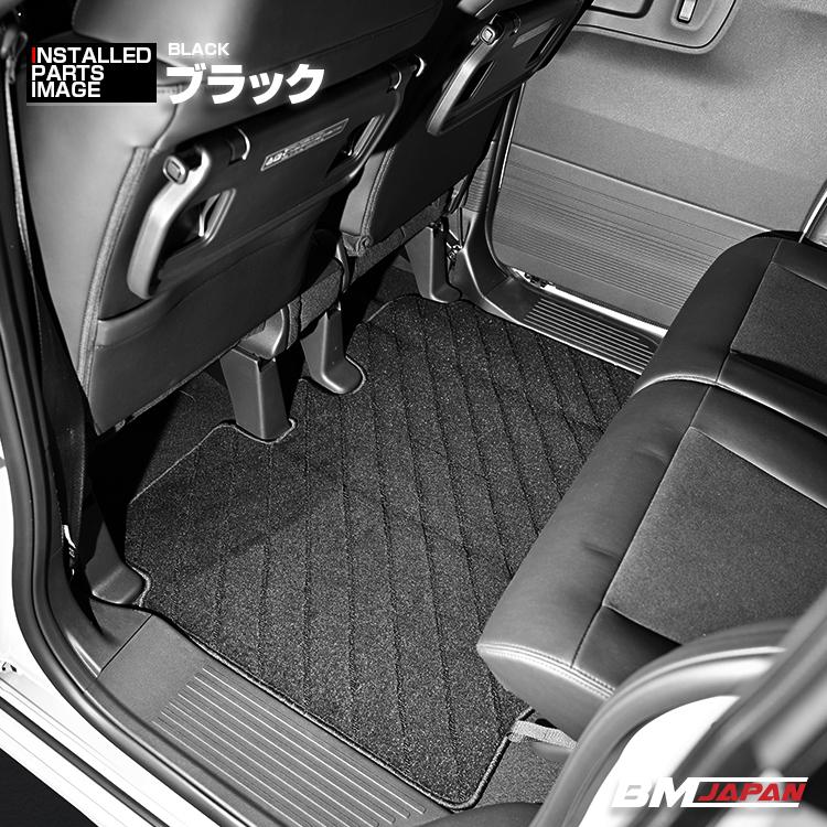 N-BOX JF5 JF6 フロアマット 1〜2列目セット 2023(R5).10 - チェック柄 