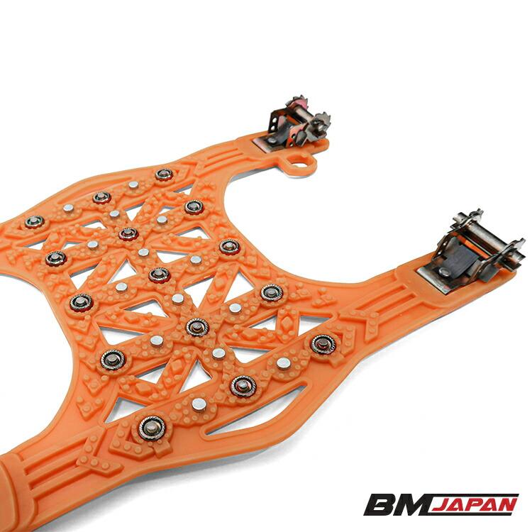 スノーチェーン タイヤチェーン 非金属 12〜19インチ 取付簡単 アイス