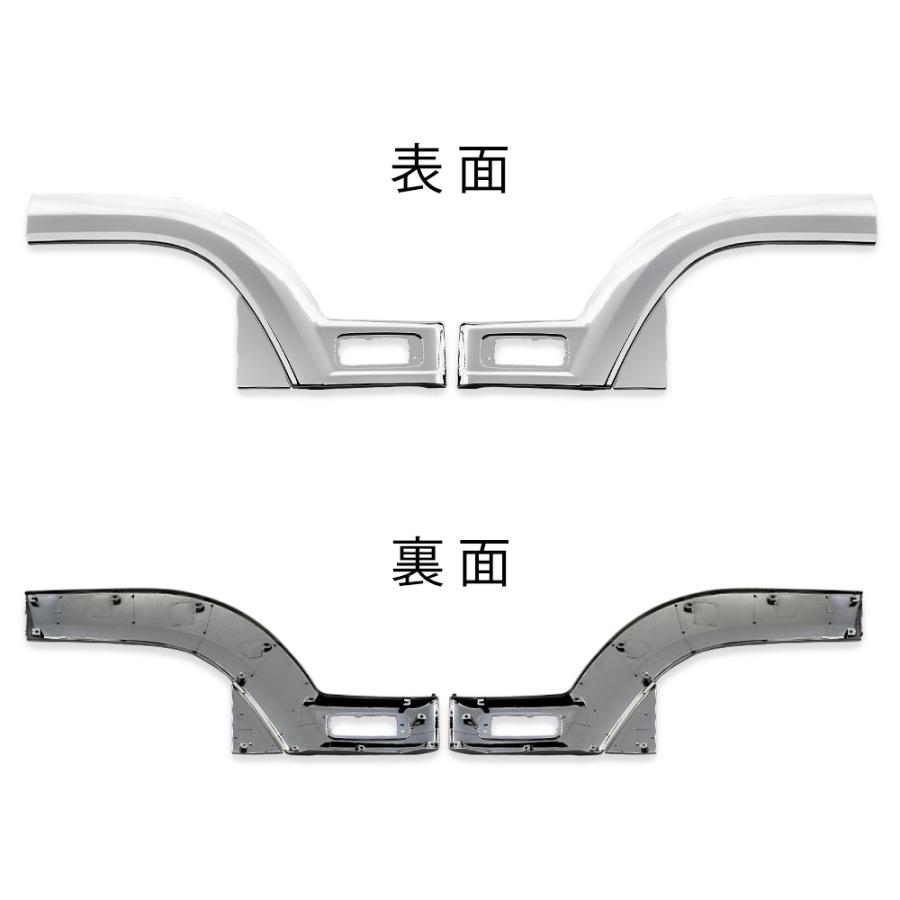 いすゞ フォワード 増トン車 FVR FVZ サイドマーカーカバー メッキ